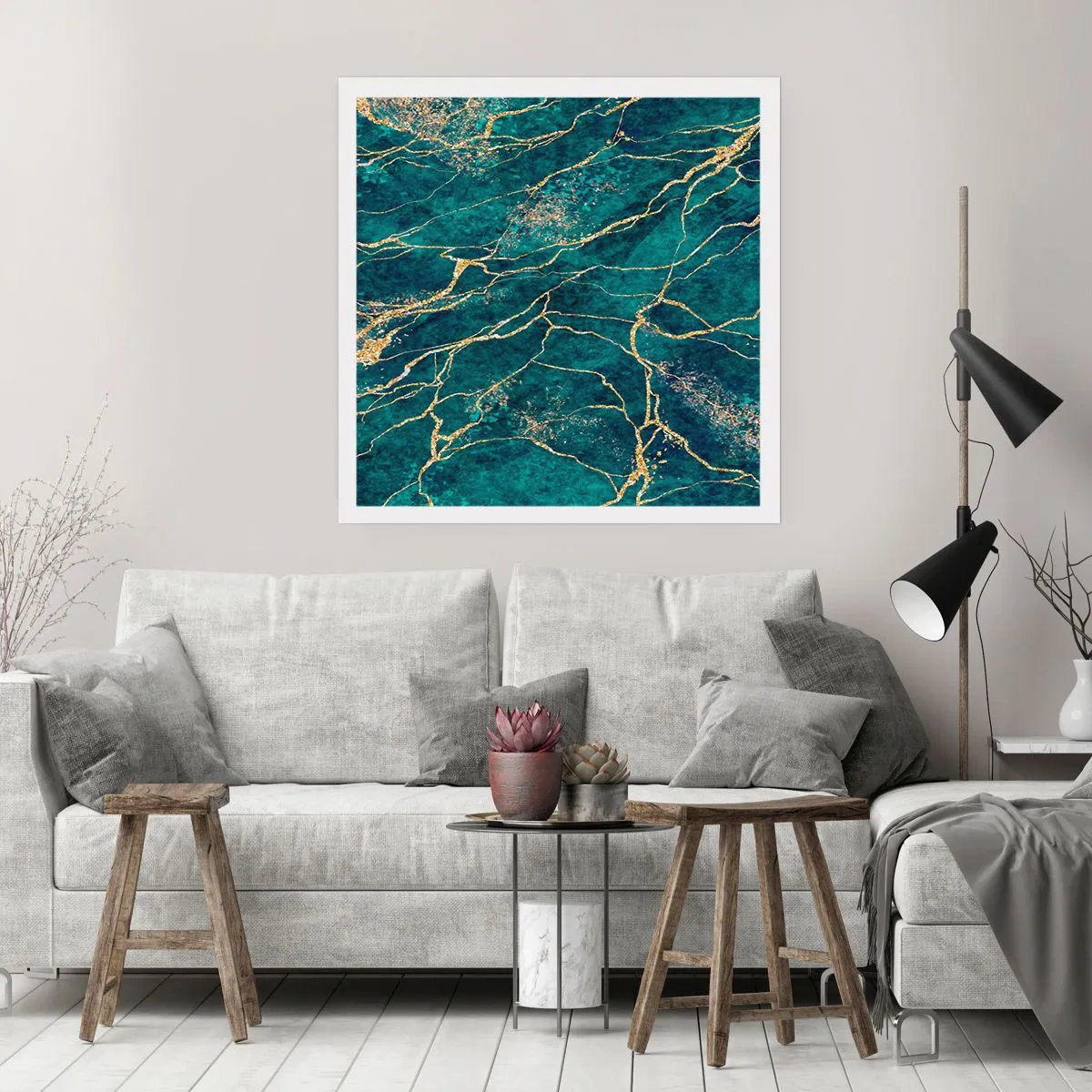 Poszter - Aranybánya - 60x60 cm