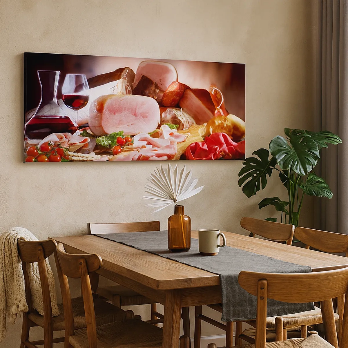 Vászonkép - Kulináris álom kancsóval - 30x30 cm