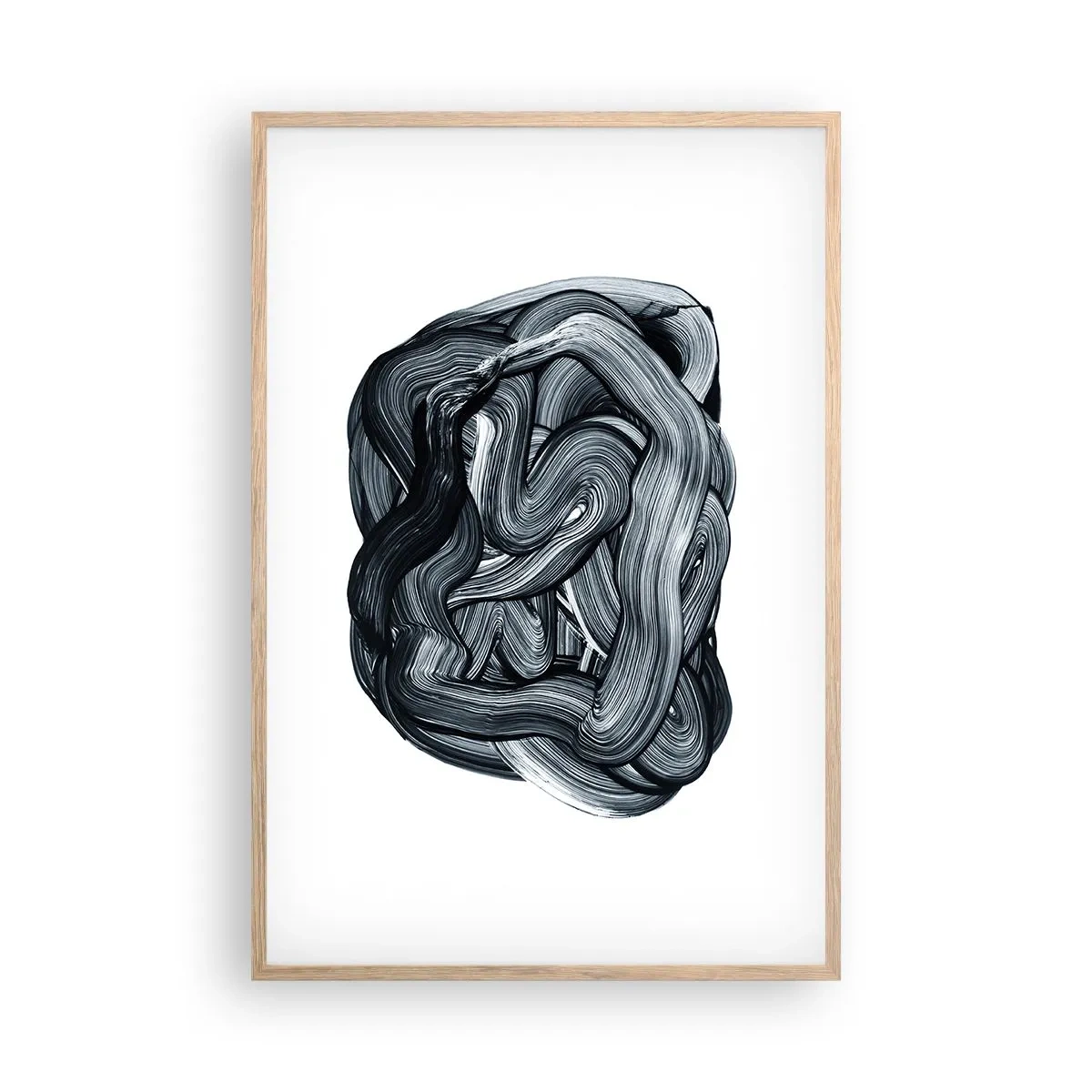 Poszter világos tölgy keretben - Ez nem olyan egyszerű - 61x91 cm