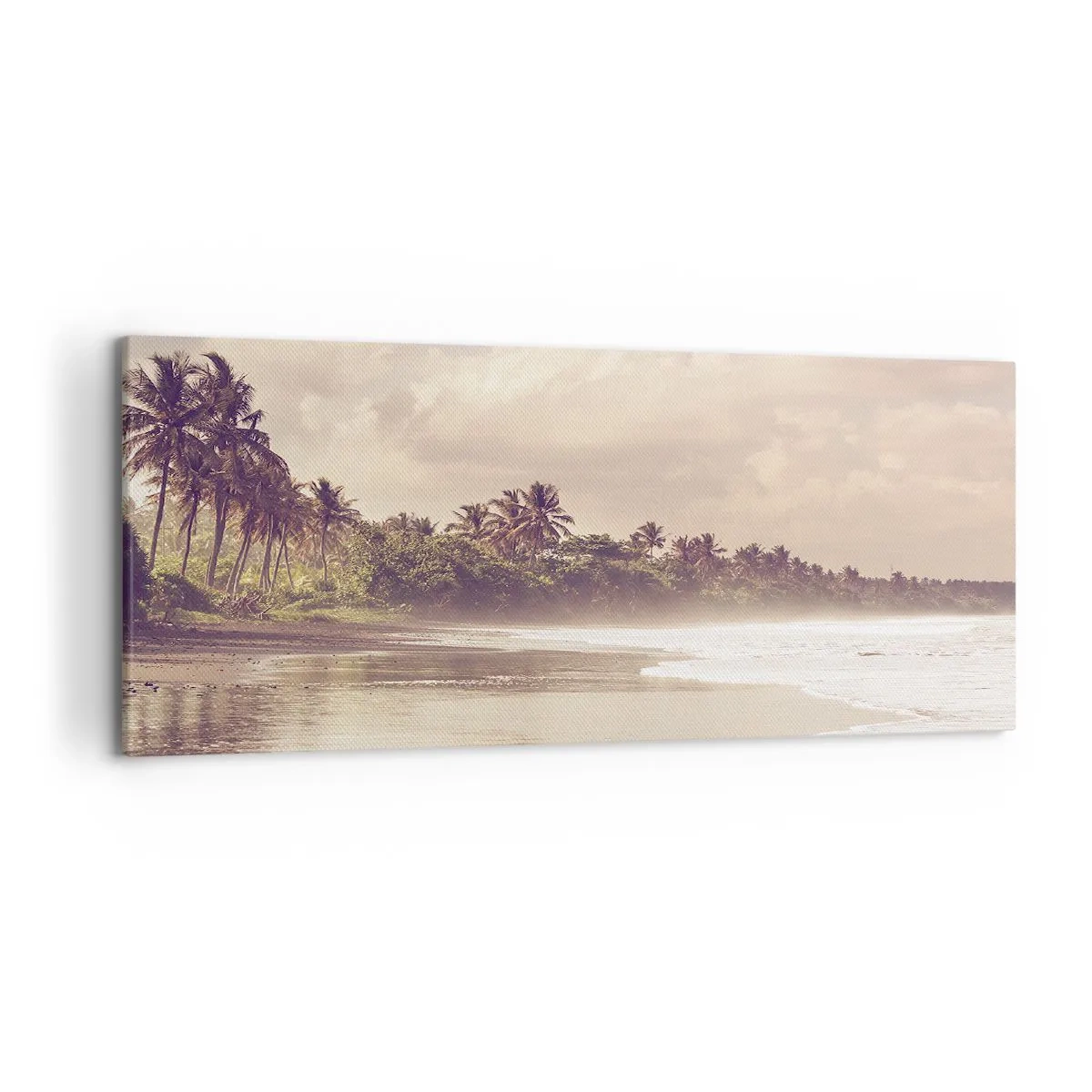 Vászonkép - A hullámok simogatása - 120x50 cm