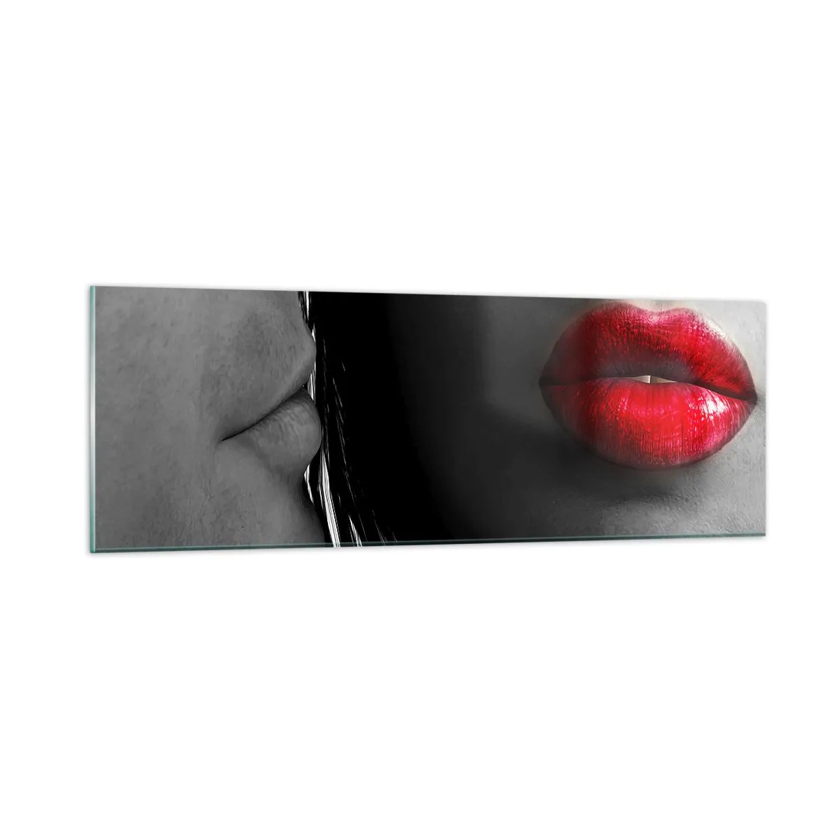 Üveg kép - Szemtől szembe  - 90x30 cm