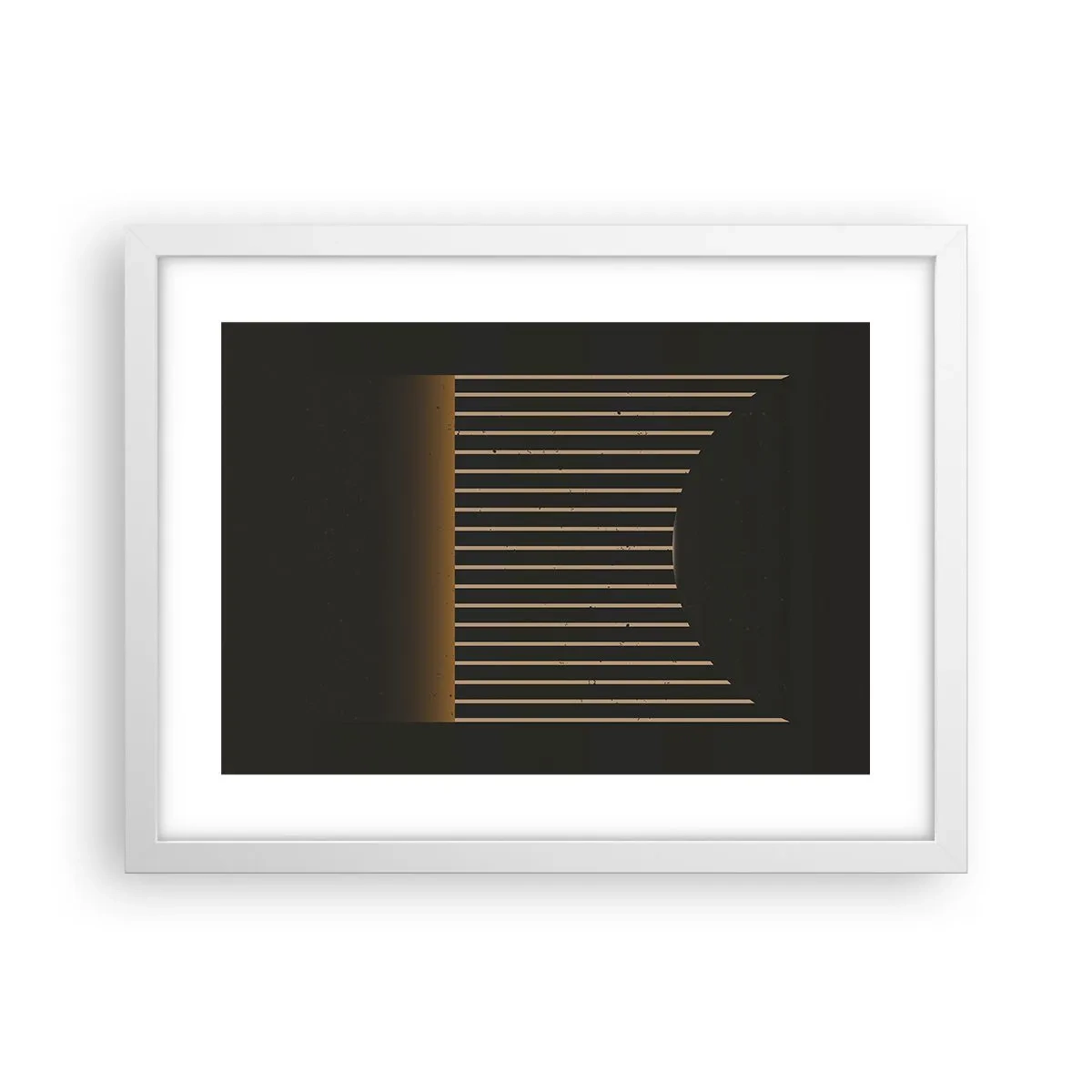 Poszter fekete keretben - Fedezze fel a sötétséget - 40x30 cm