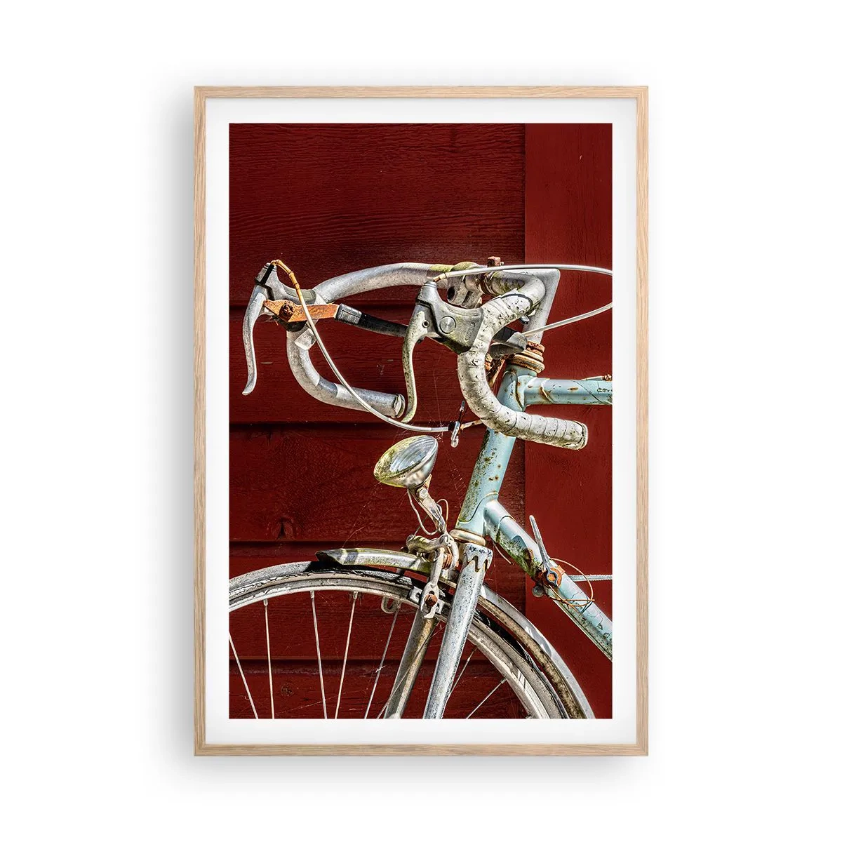 Poszter világos tölgy keretben - Győzelemre teremtve - 61x91 cm