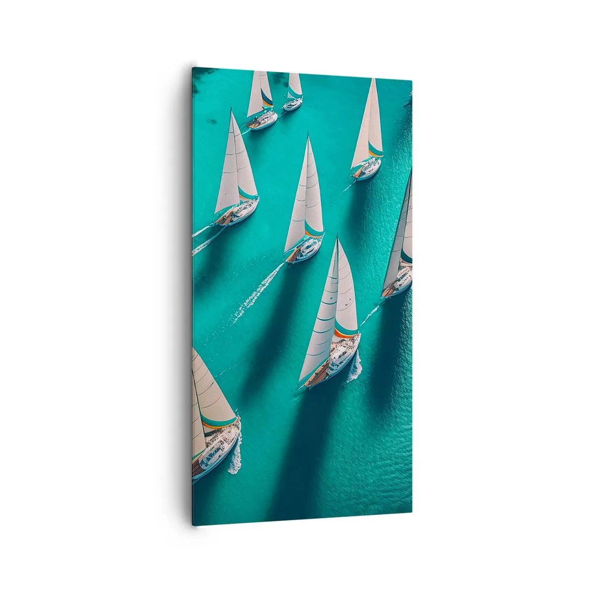 Vászonkép - Versengés a széllel - 65x120 cm