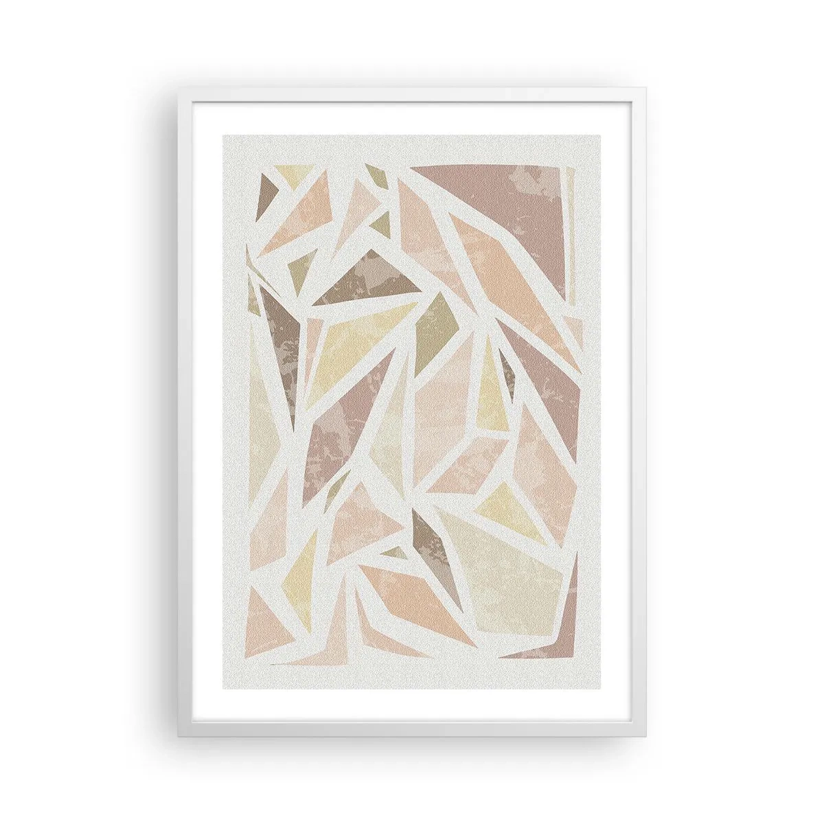 Poszter fekete keretben - Üvegfestmény kompozíció - 50x70 cm
