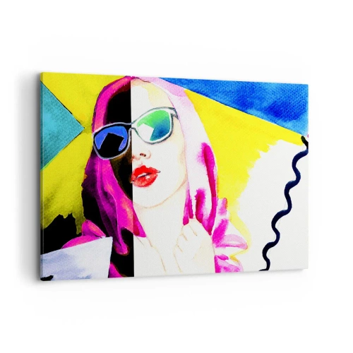 Vászonkép - Nem vagyok fehér és nem vagyok fekete - 100x70 cm