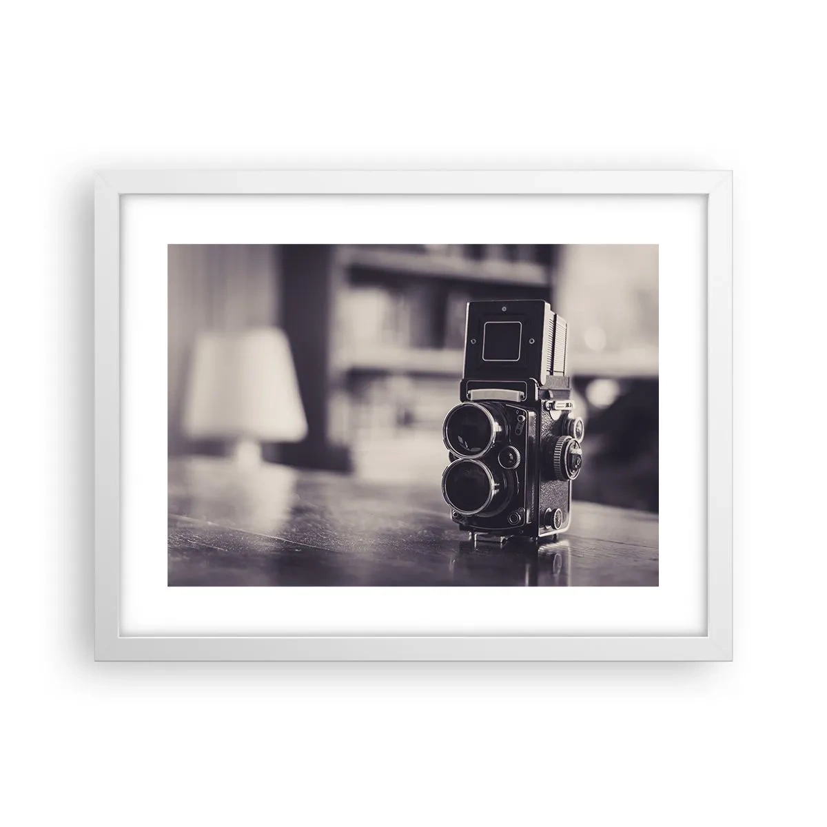 Poszter fekete keretben - Egy régi fénykép varázsa - 40x30 cm