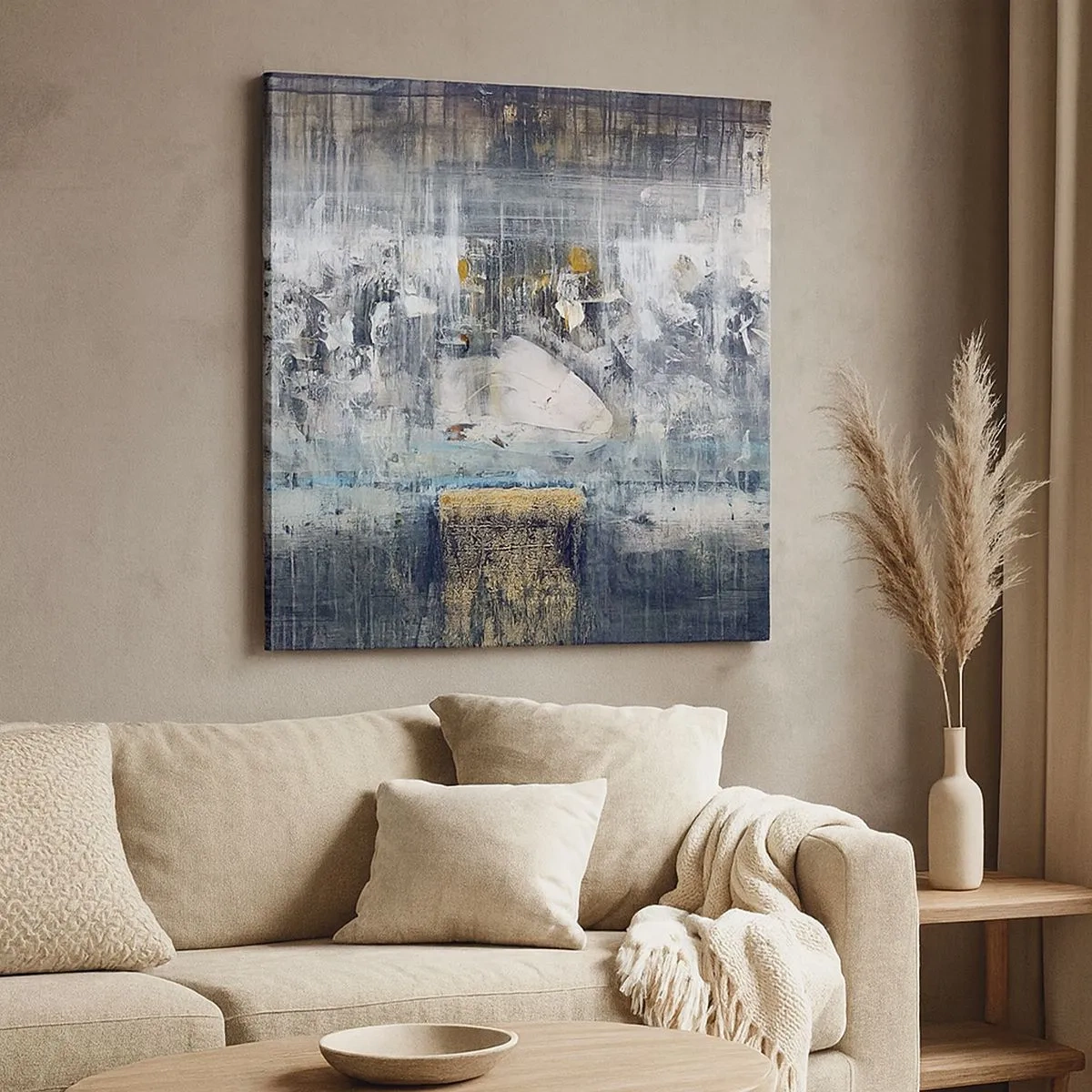 Vászonkép - Mint a jégen, mint a csomón - 30x30 cm