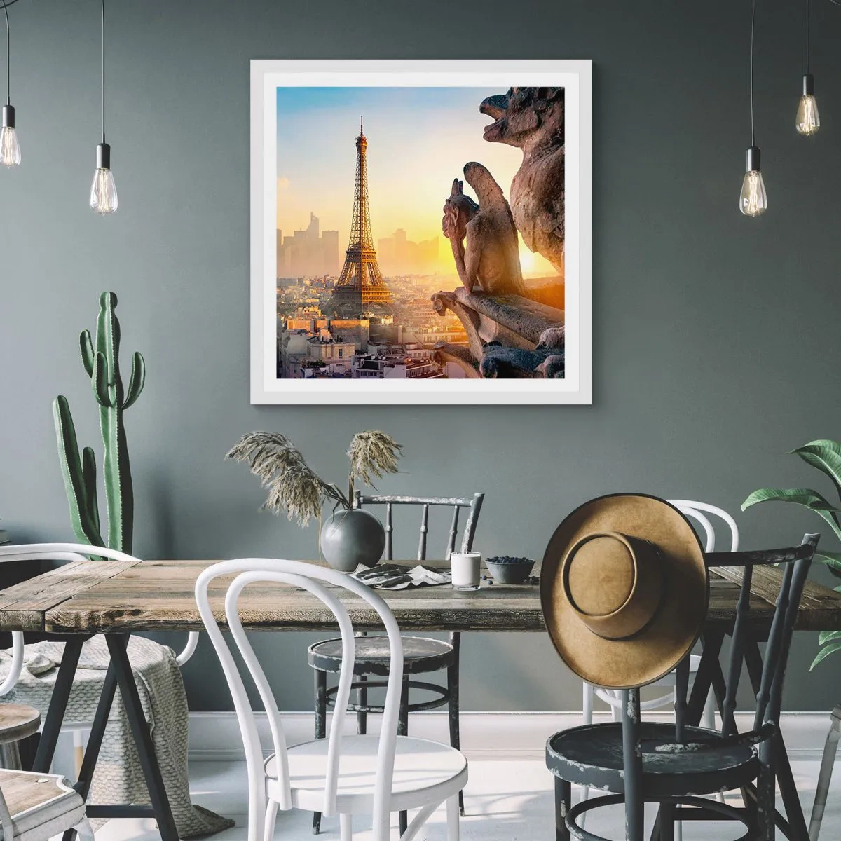 Poszter fekete keretben - Sok minden változott... - 30x30 cm