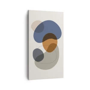 Vászonkép - Színek cseppjei - 45x80 cm