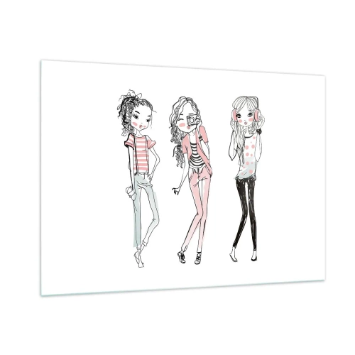 Üveg kép - Lesz, jó móka lesz - 100x70 cm