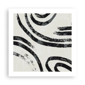 Poszter - Félig megállt - 50x50 cm