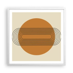 Poszter fekete keretben - Tökéletes terv - 60x60 cm
