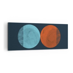 Vászonkép - Csak a geometria? - 100x40 cm