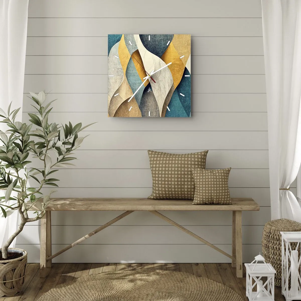 Falióra, Óra - Ritmus és hullámzás - 40x40 cm