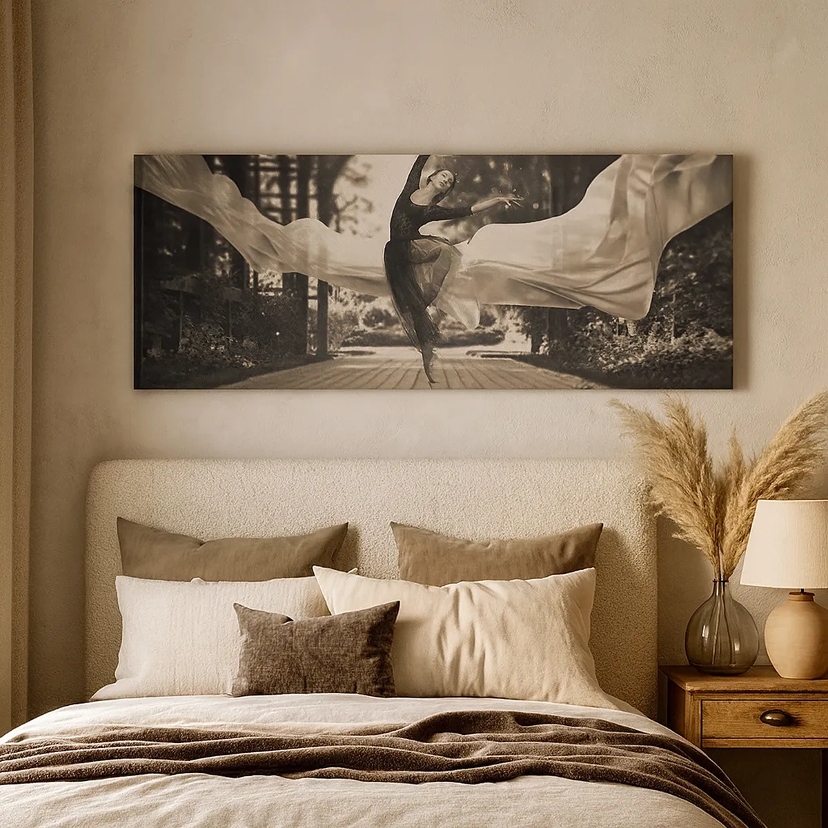 Vászonkép - A kerti szellem tánca - 30x30 cm