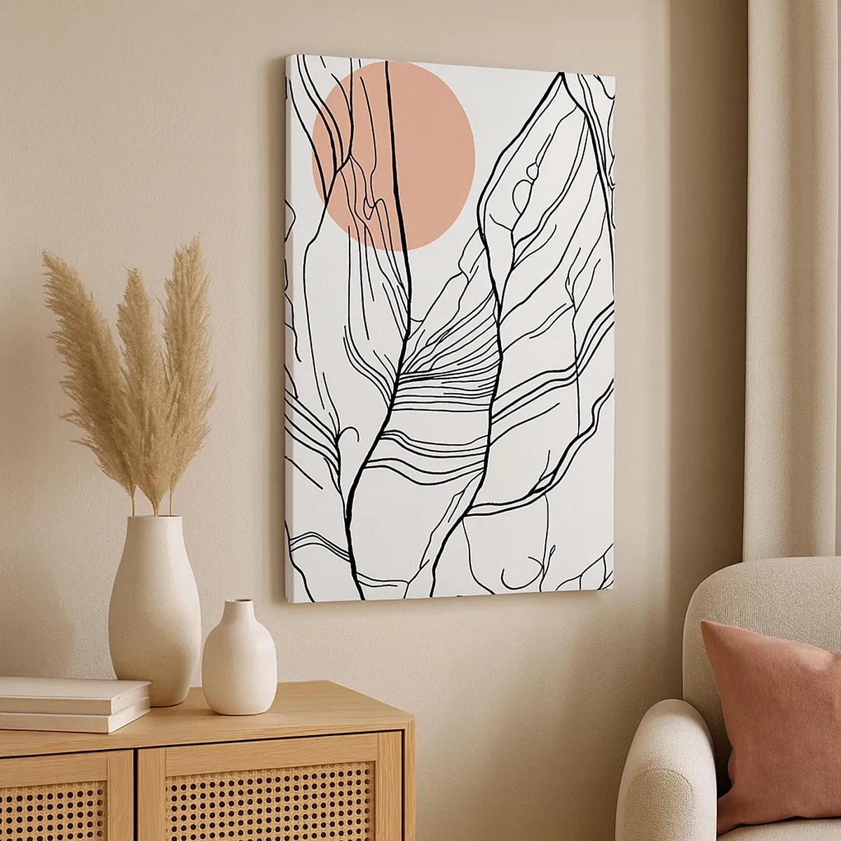 Vászonkép - Gallyak hálójában - 50x70 cm