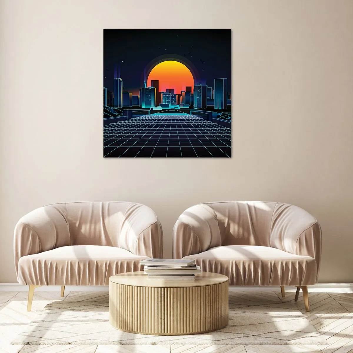 Üveg kép - Még mindig a valóságba akarsz menni? - 30x30 cm