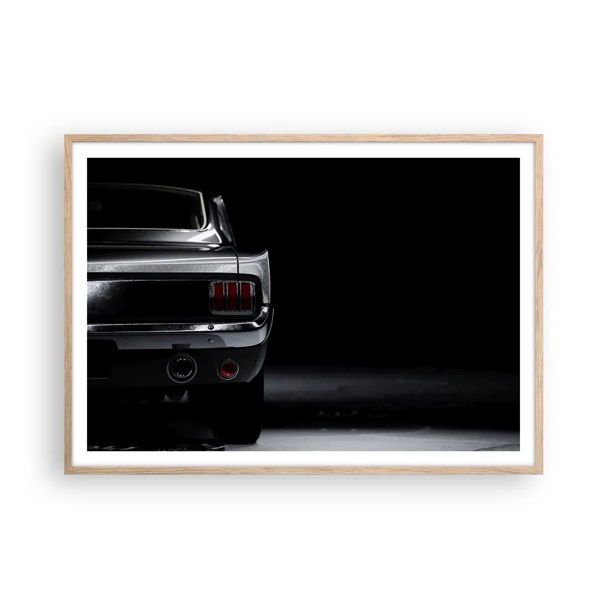 Poszter világos tölgy keretben - Klasszikus báj - 100x70 cm