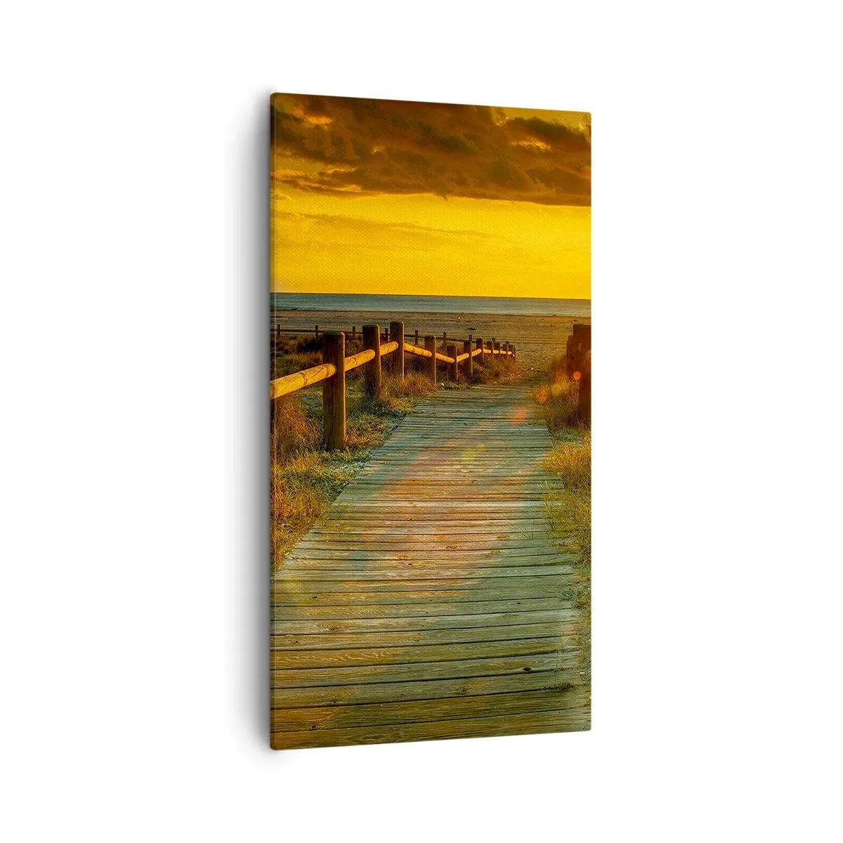 Vászonkép - Régi aranyban fürdetve - 55x100 cm