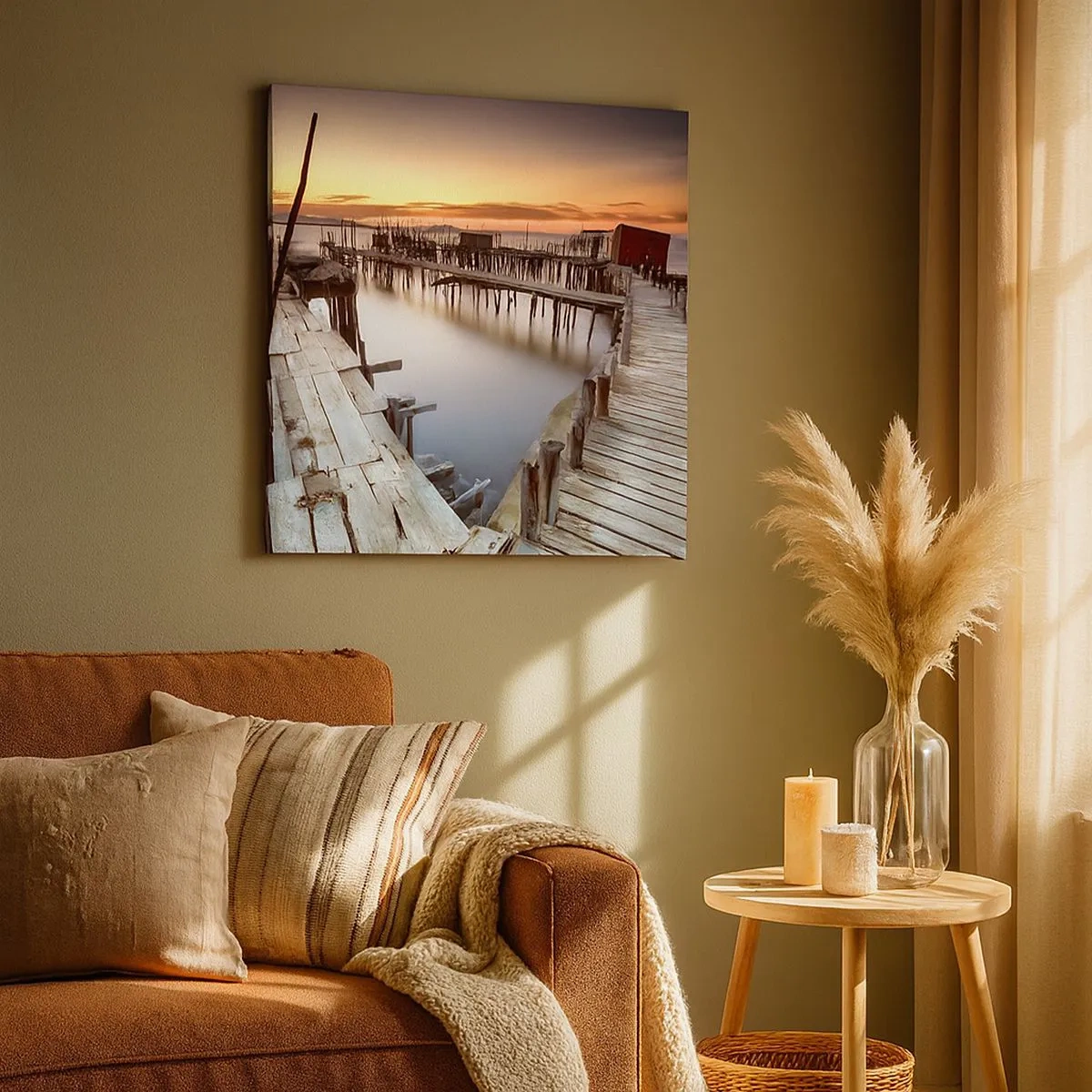 Vászonkép - Hiteles, nem turistabábu - 30x30 cm