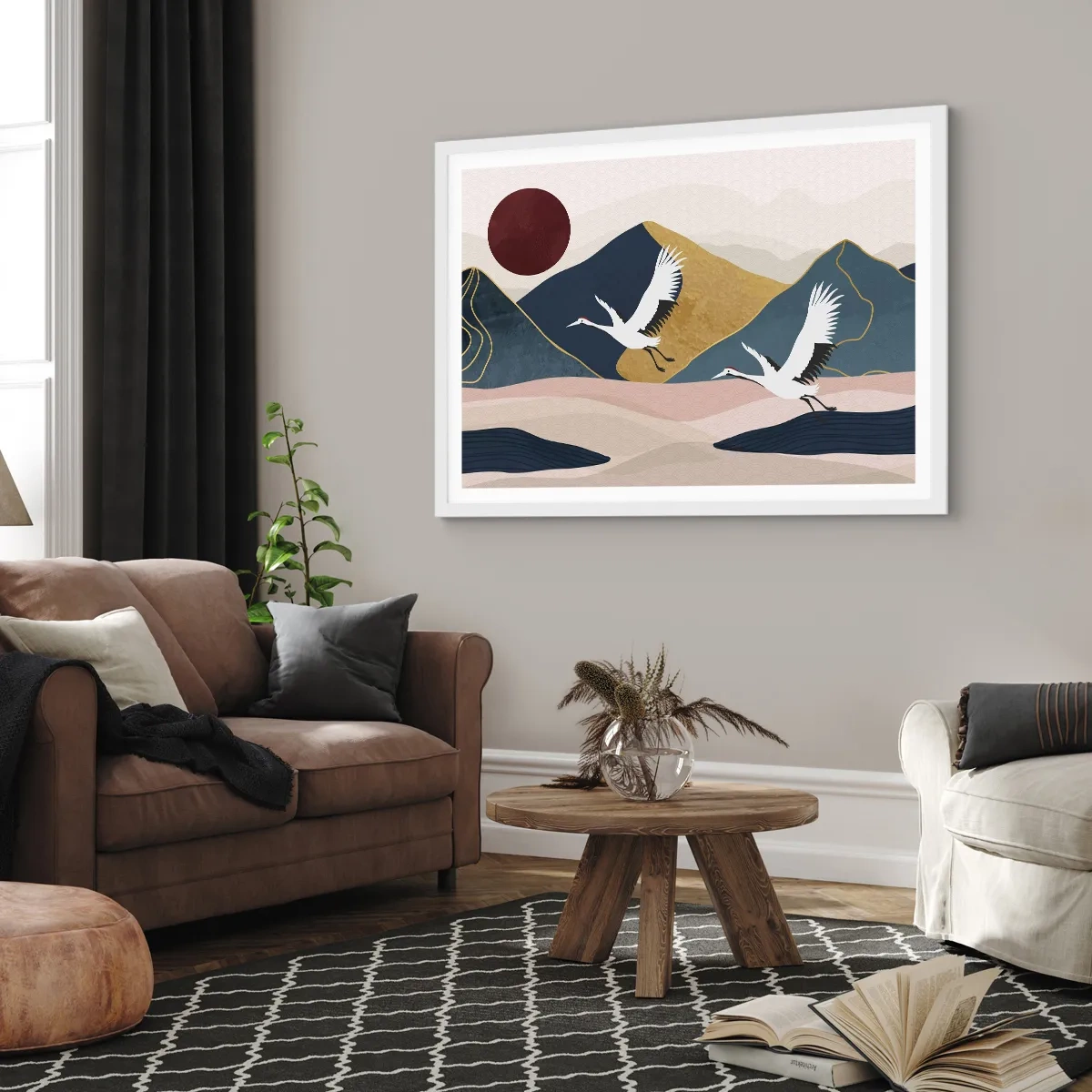 Poszter fekete keretben - És ismét ELREPÜLT a nap - 50x40 cm