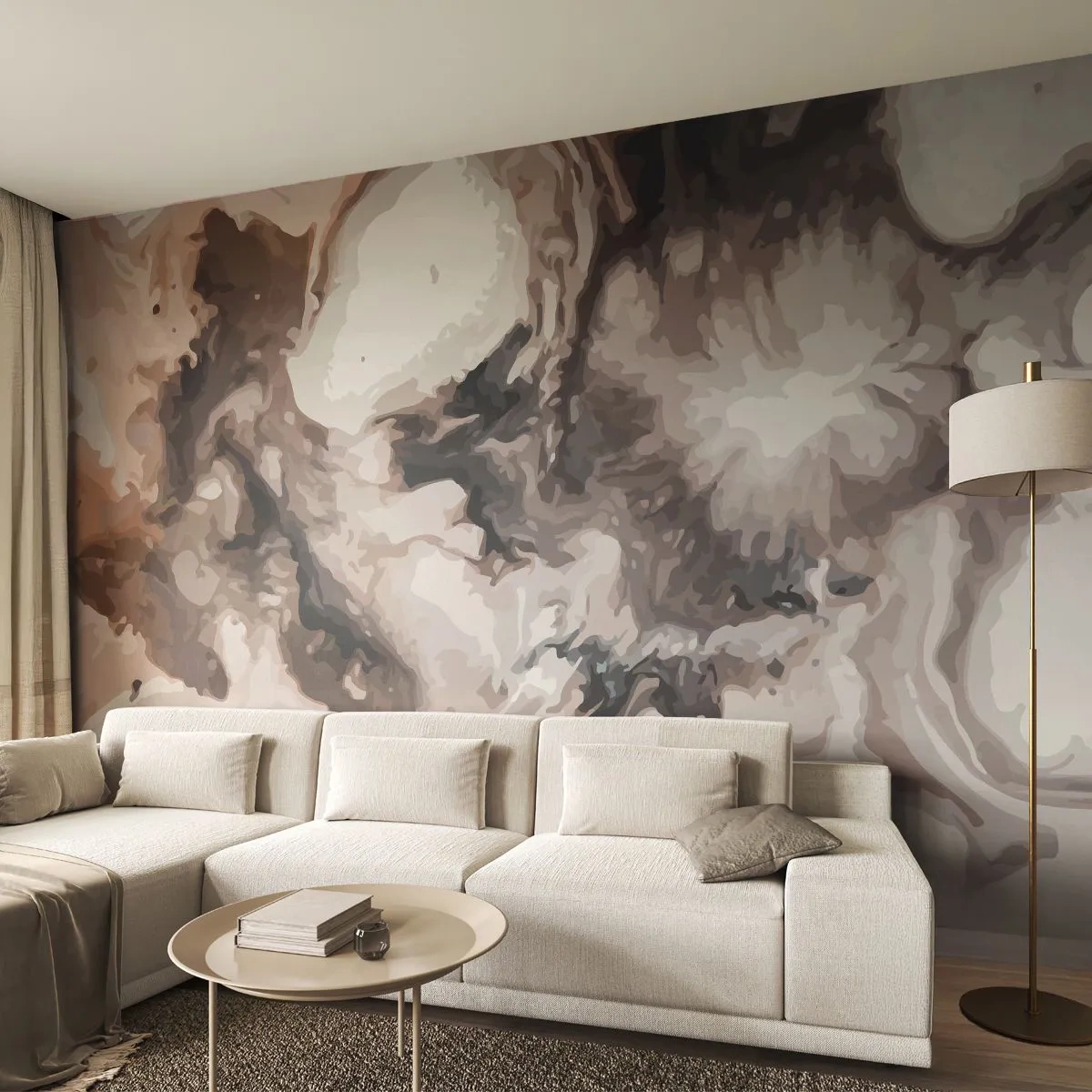 Fotótapéta Premium Canvas - Egy galaxis születése - Absztrakció, Darab, Modern minta - 350x256 cm