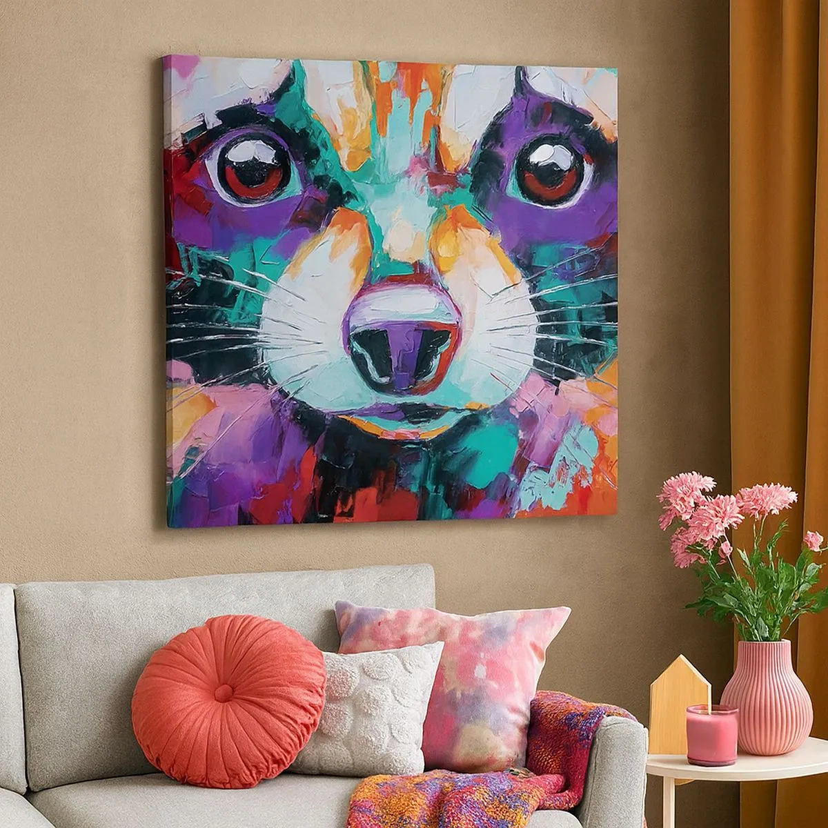 Vászonkép - Csak jó érzelmek - 30x30 cm