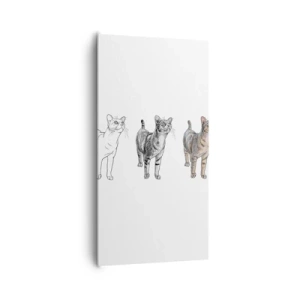 Vászonkép - Rajz lecke - 65x120 cm