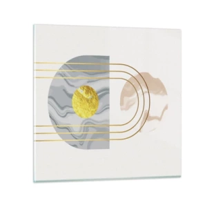 Üveg kép - Fényerő és ragyogás - 40x40 cm