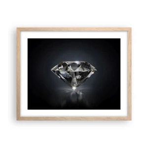 Poszter világos tölgy keretben - Best girls friend - 50x40 cm