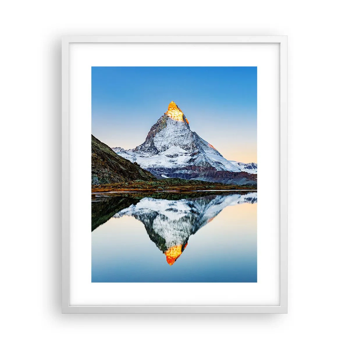 Poszter fekete keretben - Két világ - 40x50 cm