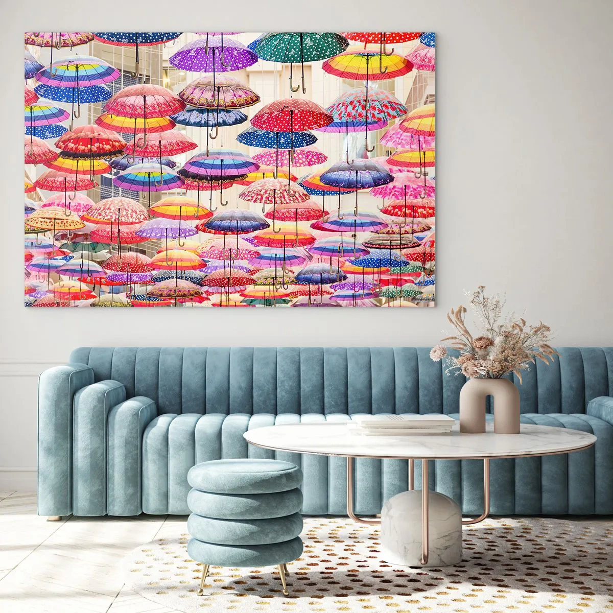 Üveg kép - Városi rét - 120x80 cm