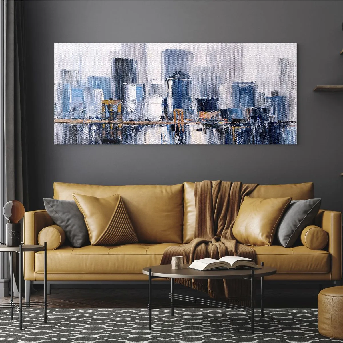 Üveg kép - New York-i benyomás - 100x40 cm