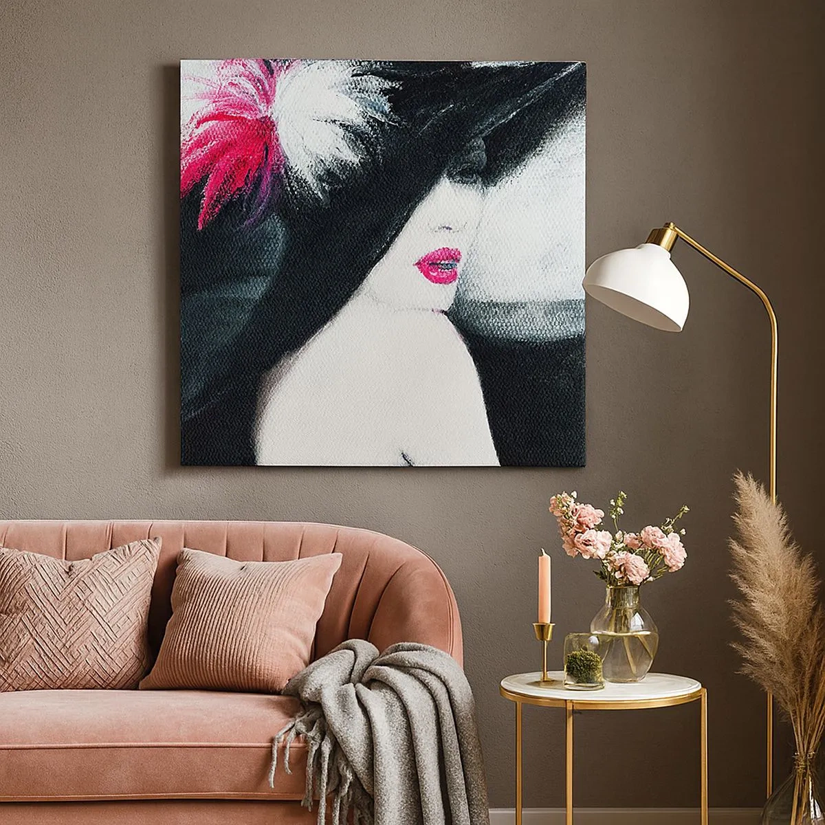 Vászonkép - Mindig titok - 30x30 cm