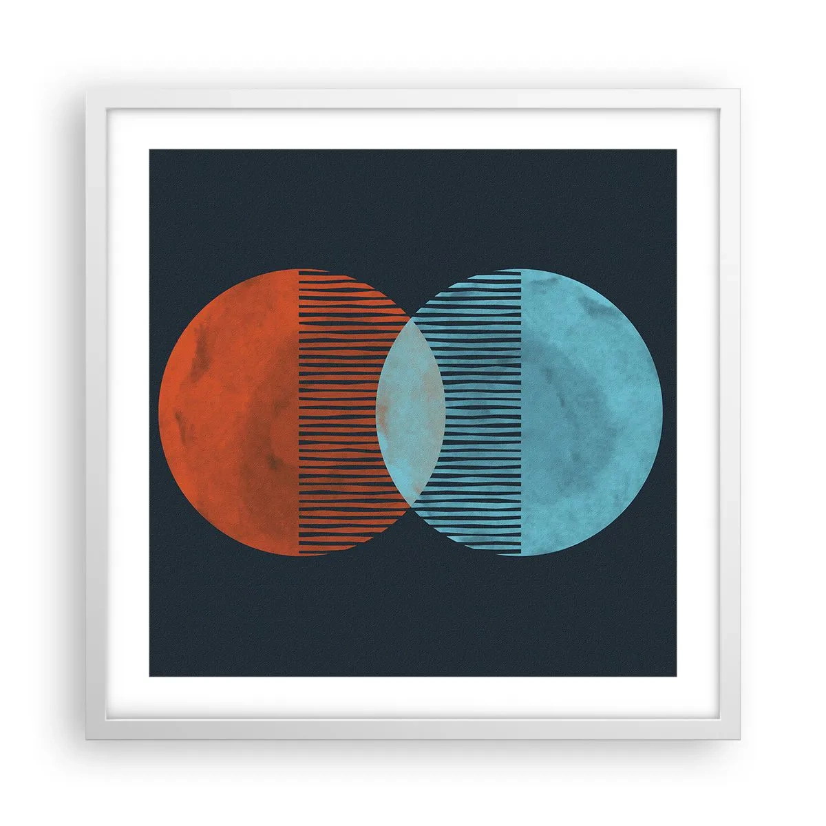 Poszter fekete keretben - Csillagászati fantázia - 50x50 cm