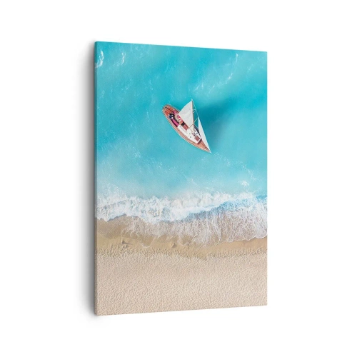 Vászonkép - A kék és az arany határán - 50x70 cm