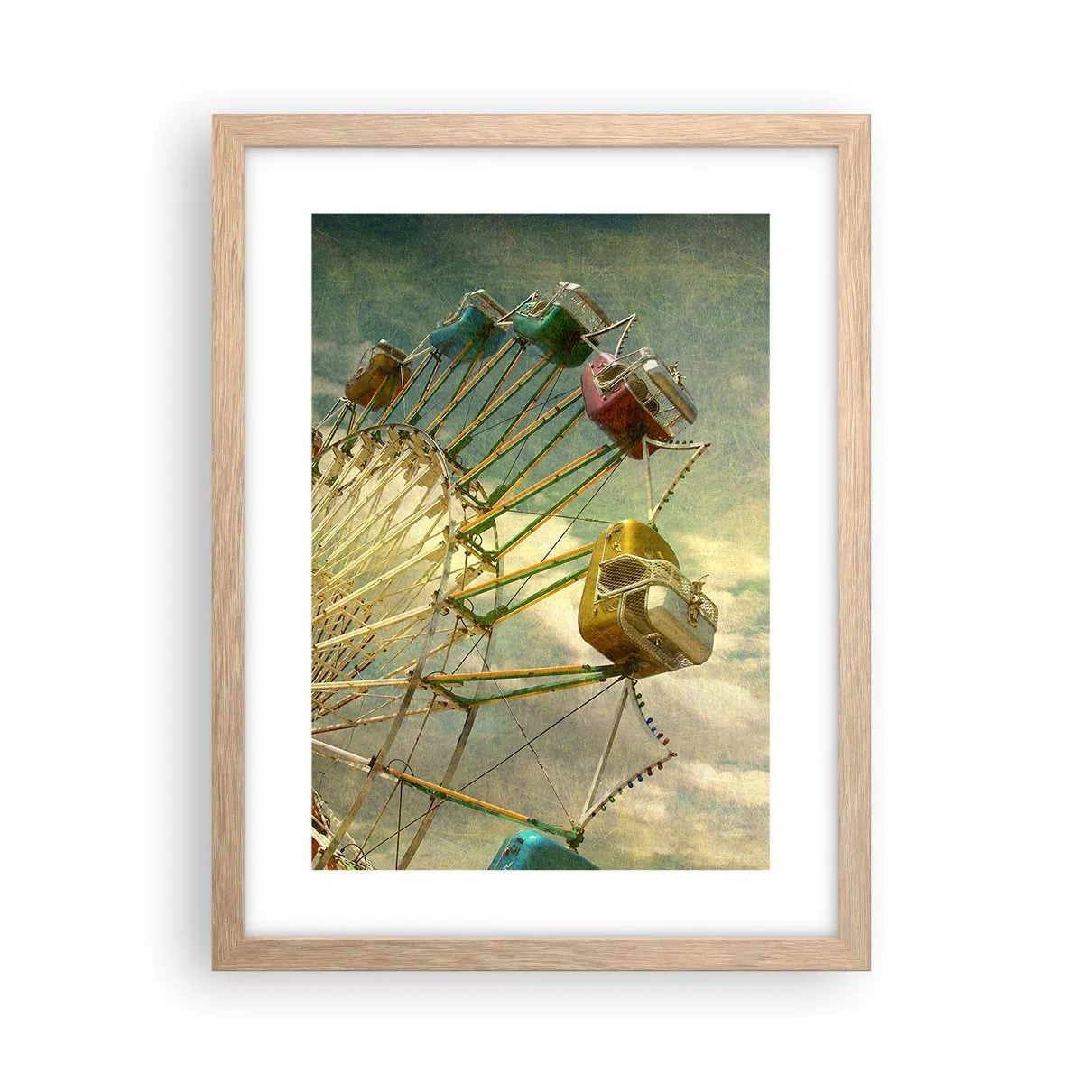 Poszter világos tölgy keretben - Lesz, lesz mulatság.... - 30x40 cm