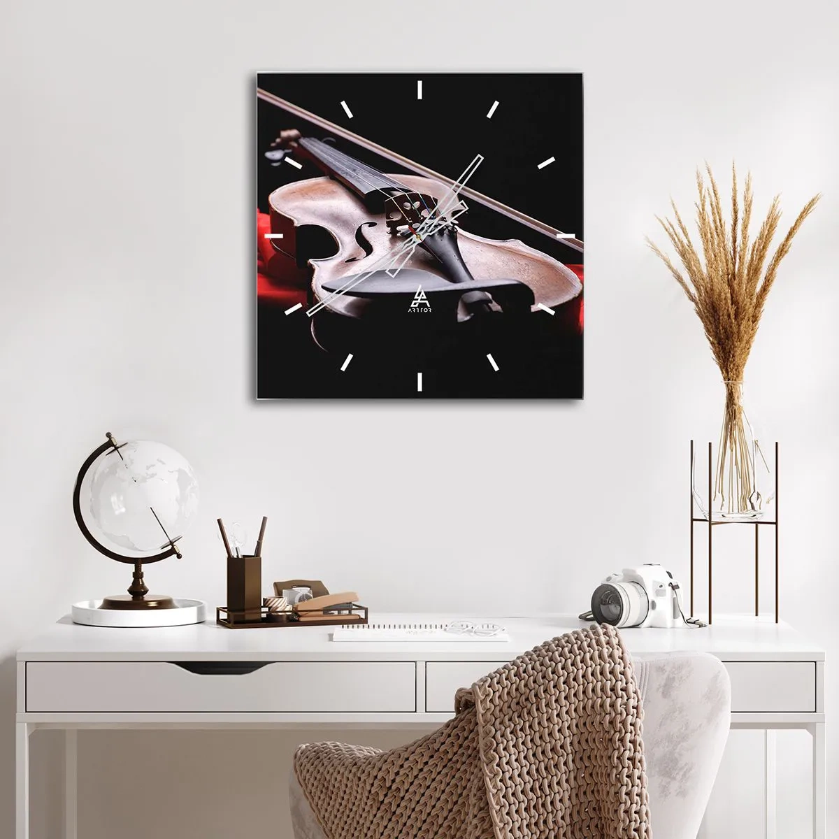 Falióra, Óra - Érzések zenéje - 40x40 cm