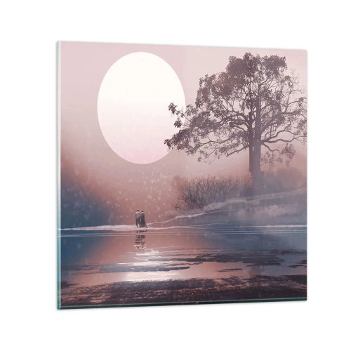 Üveg kép - Éjszakai csodák - 50x50 cm