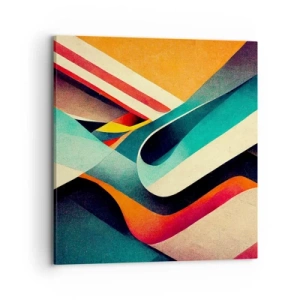 Vászonkép - Intenzív kompozíció - 70x70 cm
