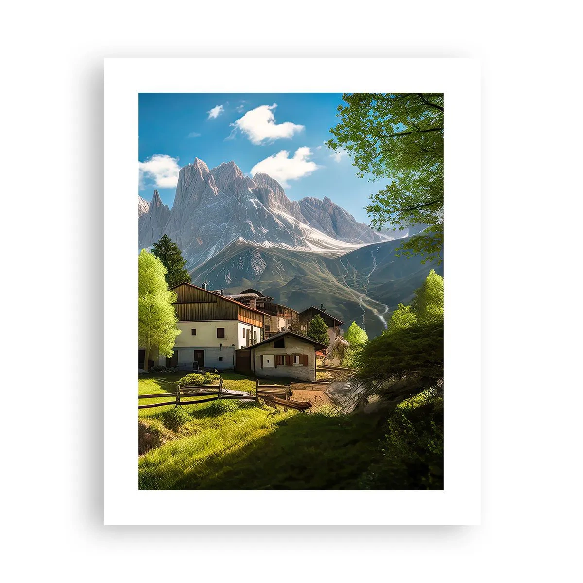 Poszter - Alpesi idill - 40x50 cm