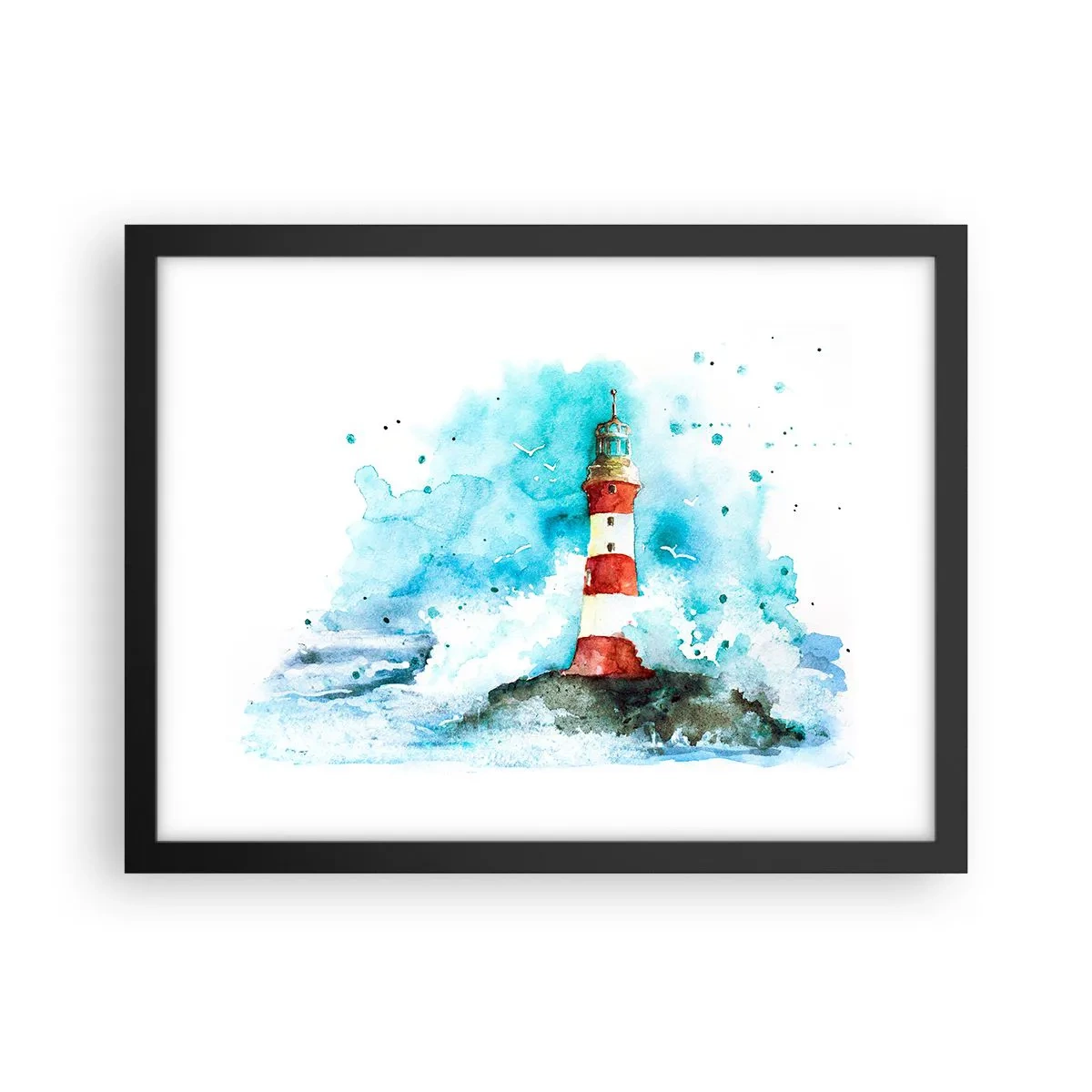 Poszter fehér keretben - Az elemek egysége - 40x30 cm