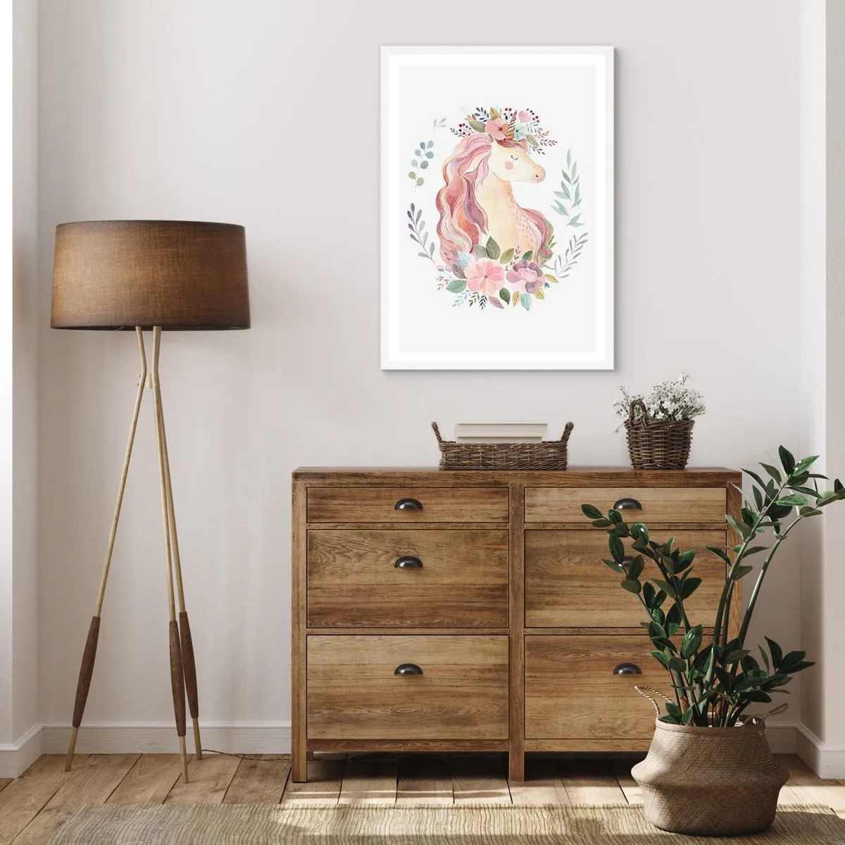 Poszter fekete keretben - Meghívás a tündérmesék világába - 61x91 cm