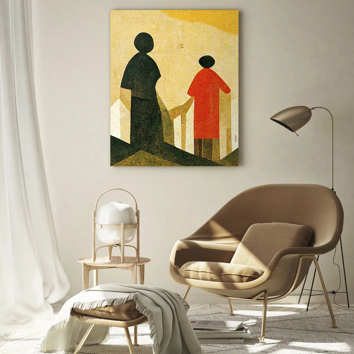 Üveg kép - Még messze van - 50x70 cm