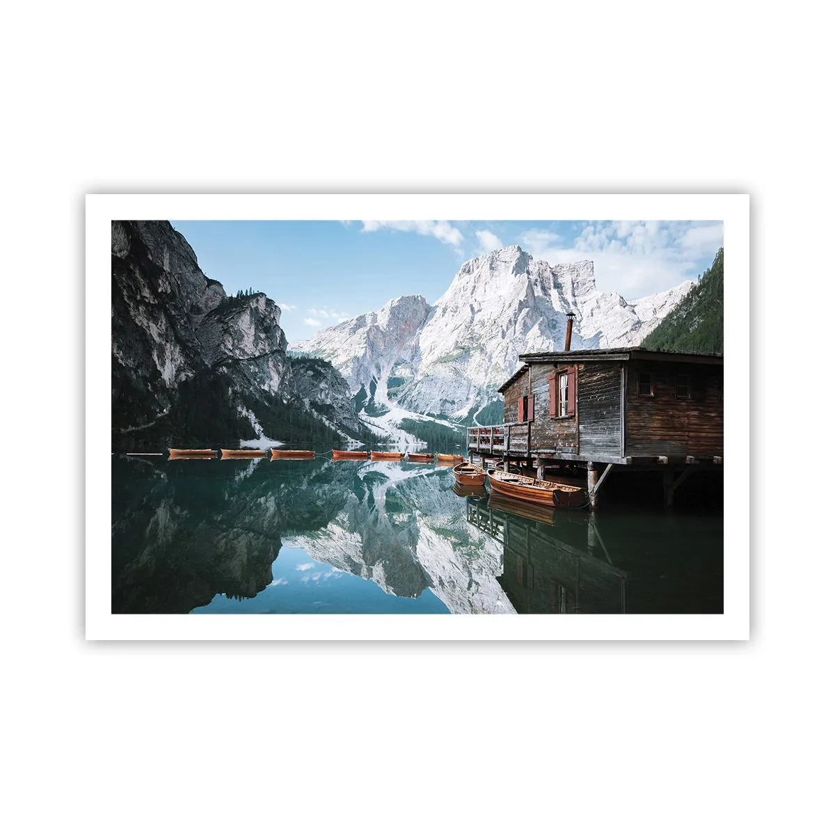 Poszter - Kristályos hegyi reggel - 91x61 cm