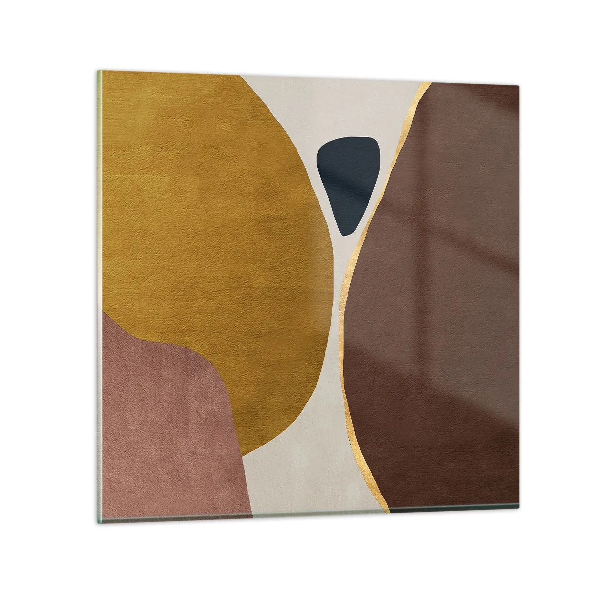 Üveg kép - Absztrakció - egy hely a térben - 50x50 cm