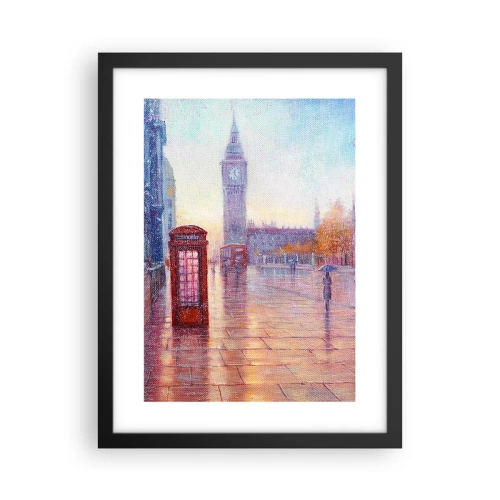 Poszter fehér keretben - Őszi nap Londonban - 30x40 cm