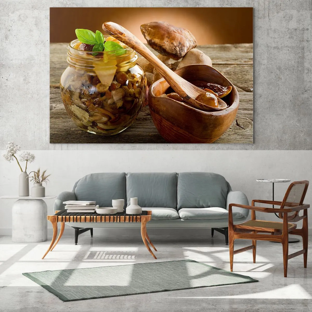 Üveg kép - Akár frissen, akár sósan, vagy az őszi szezonban... - 100x70 cm