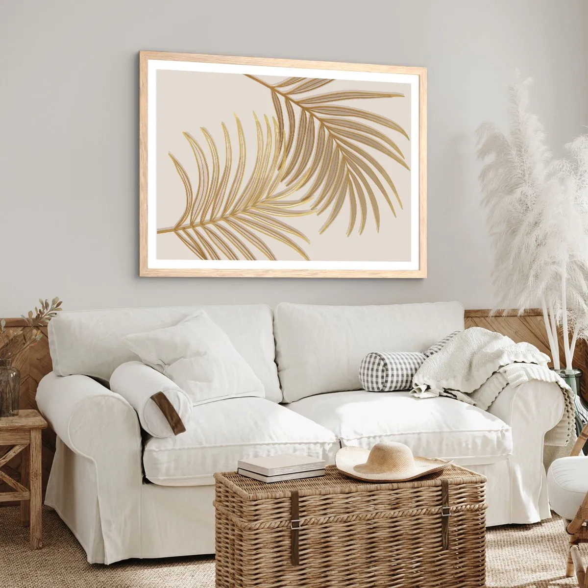 Poszter világos tölgy keretben - Arany Pálma! - 70x50 cm
